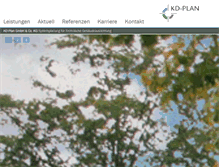 Tablet Screenshot of kd-plan.de